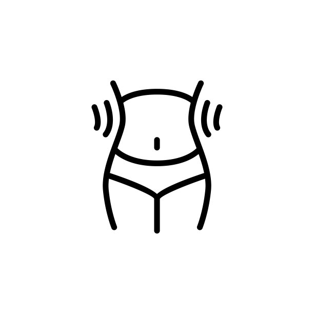 简单的减肥线图标图片下载