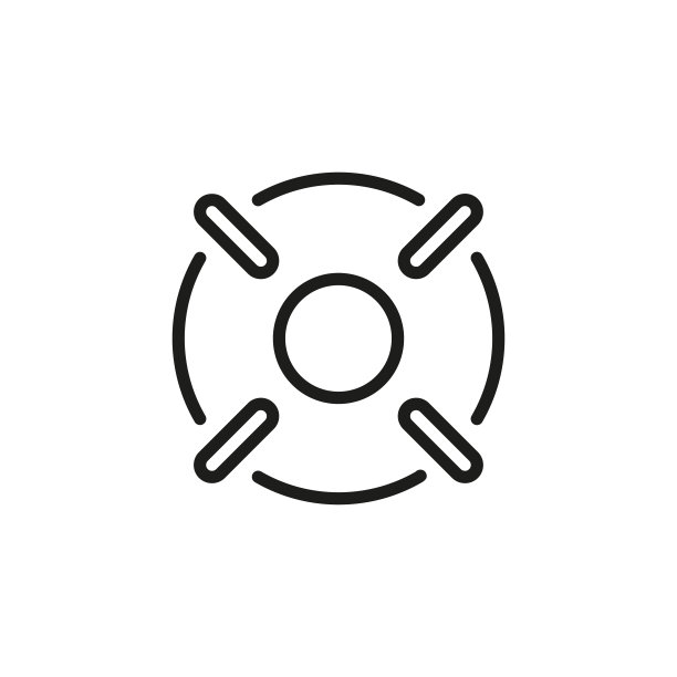 简约目标线图标图片下载