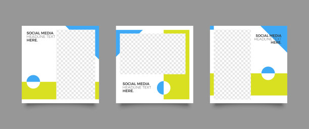 时尚社交媒体帖子模板图片下载