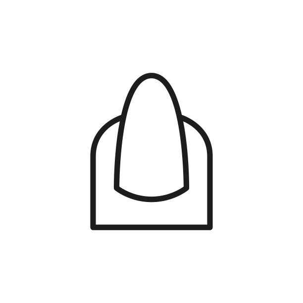 简约美甲线条图标图片下载