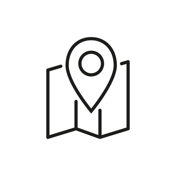 简约地图线条图标图片下载