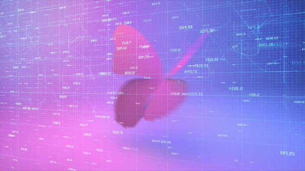 数字的蝴蝶图片下载