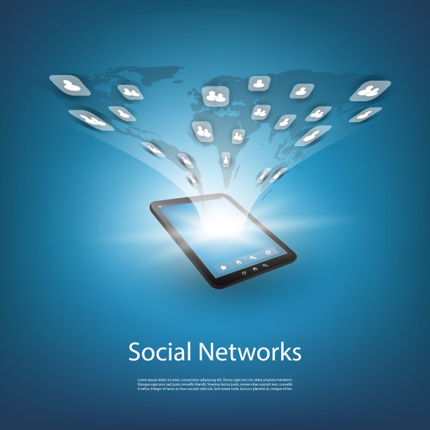 社交网络的概念图片下载
