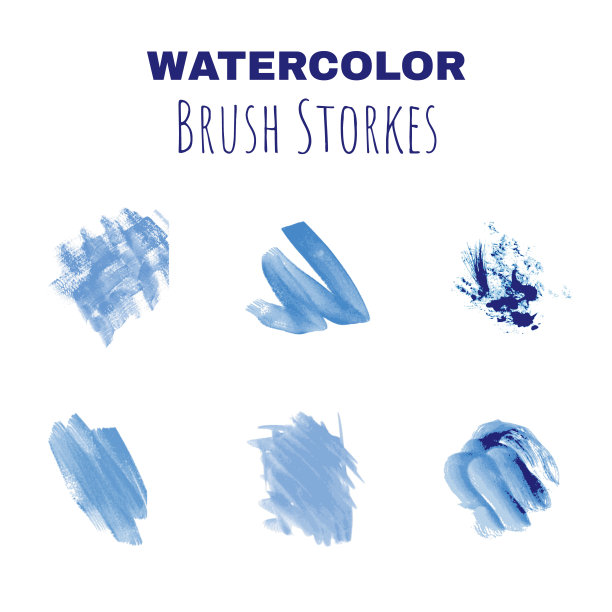 水彩笔触背景和纹理图片下载