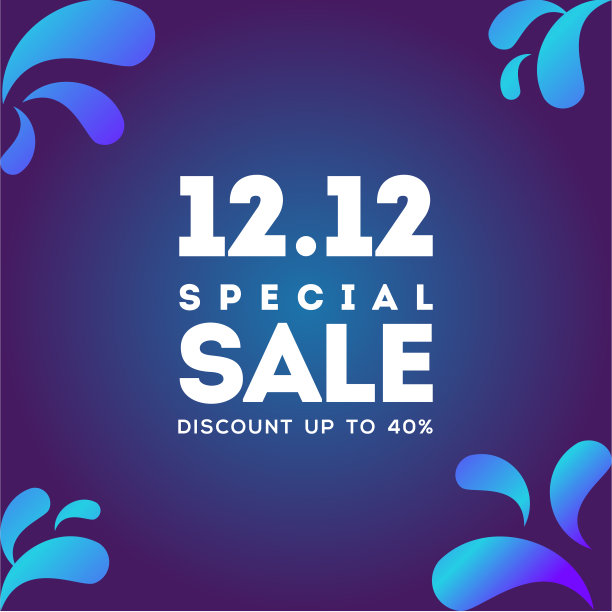 12.12购物日矢量设计模板。12月销售图片下载