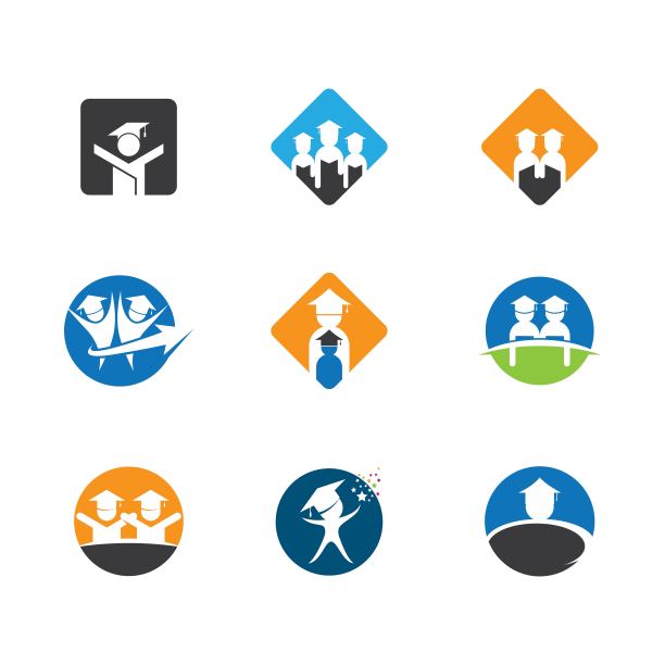 教育符号矢量图标图片下载