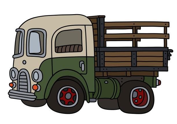 有趣的复古卡车图片下载