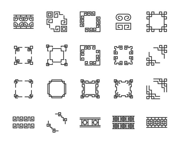 中国风边框图标合集图片下载