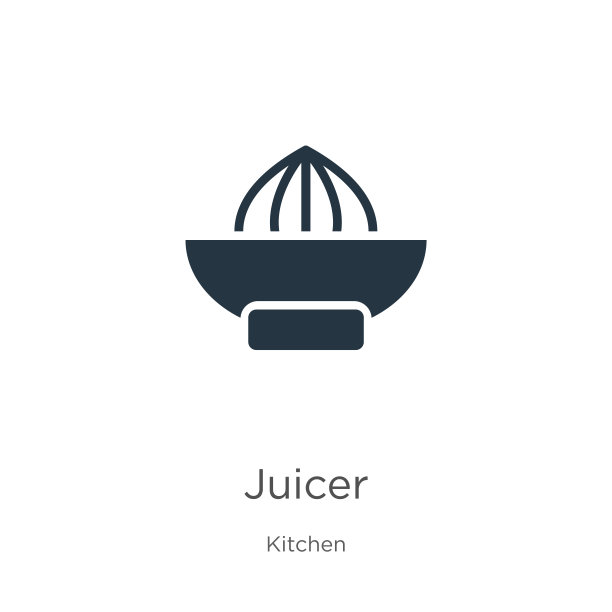 榨汁机图标矢量。时尚的平面榨汁机图标从厨房收集孤立的白色背景。矢量插图可以用于网页和移动平面设计，标志，eps10图片下载