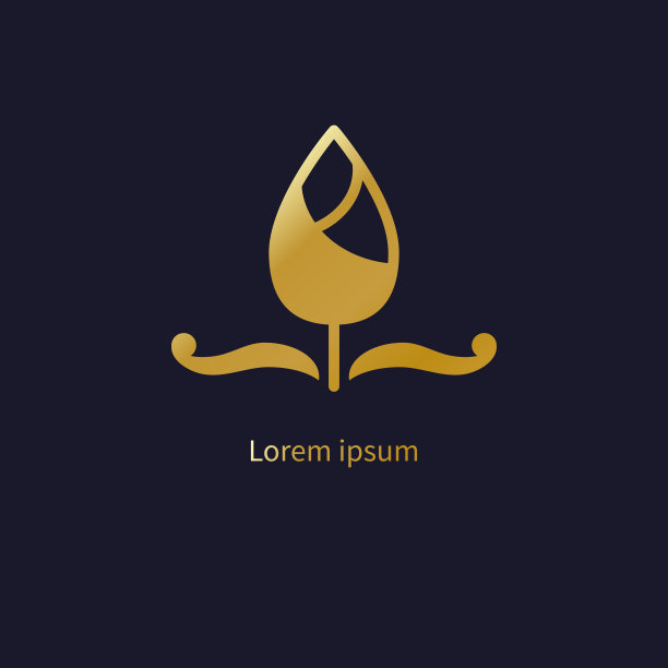 线条抽象花卉图标图片下载