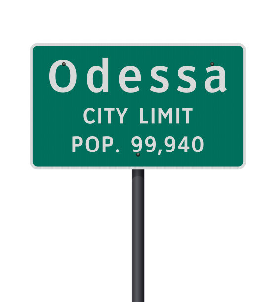 敖德萨市极限路标图片下载