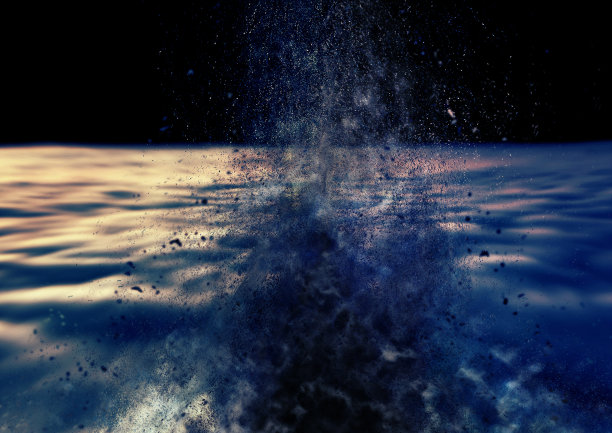 撕裂云层图片下载