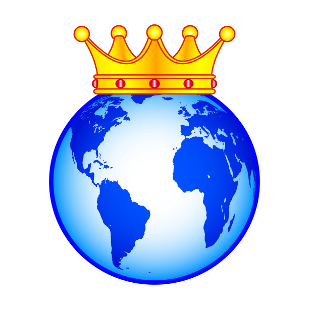 皇冠和地球图片下载