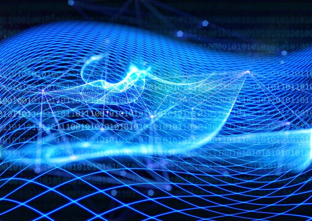 连通的抽象光线图片下载