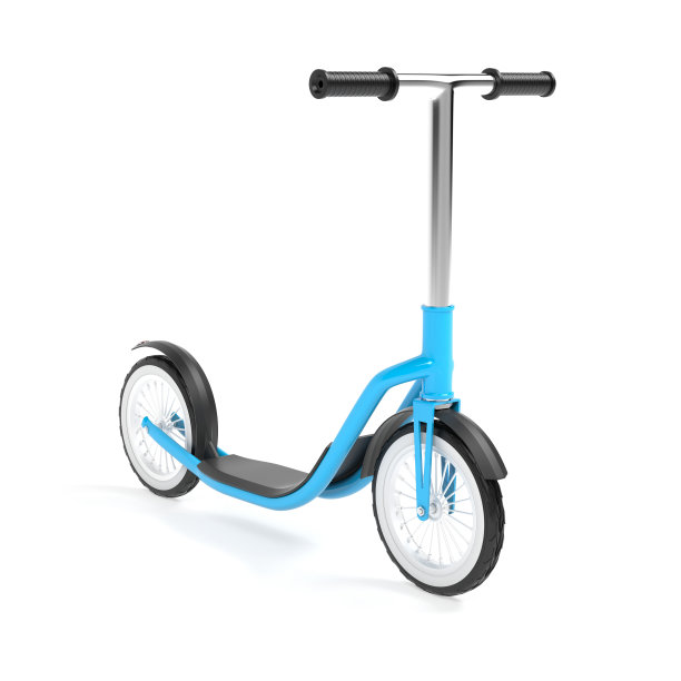 滑板车。3d渲染图图片下载