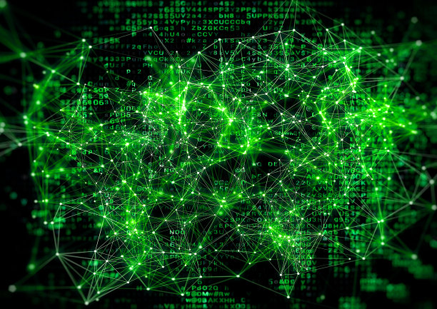 连通的抽象光线图片下载