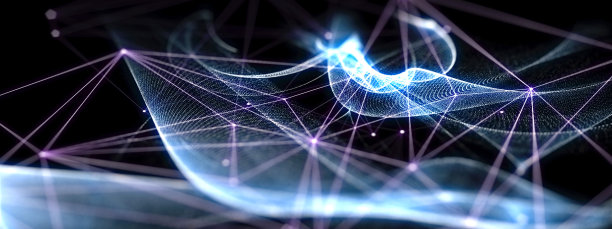 连通的抽象光线图片下载