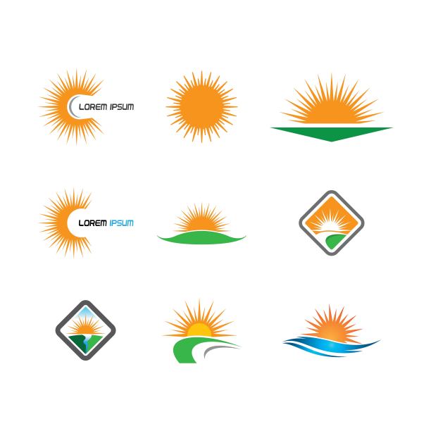 夏季符号矢量图标图片下载