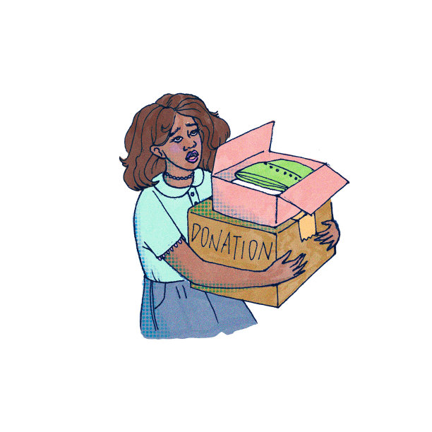 携带衣物捐赠图片下载