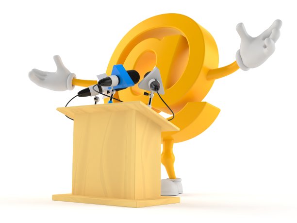 电子邮件字符进行演示图片下载