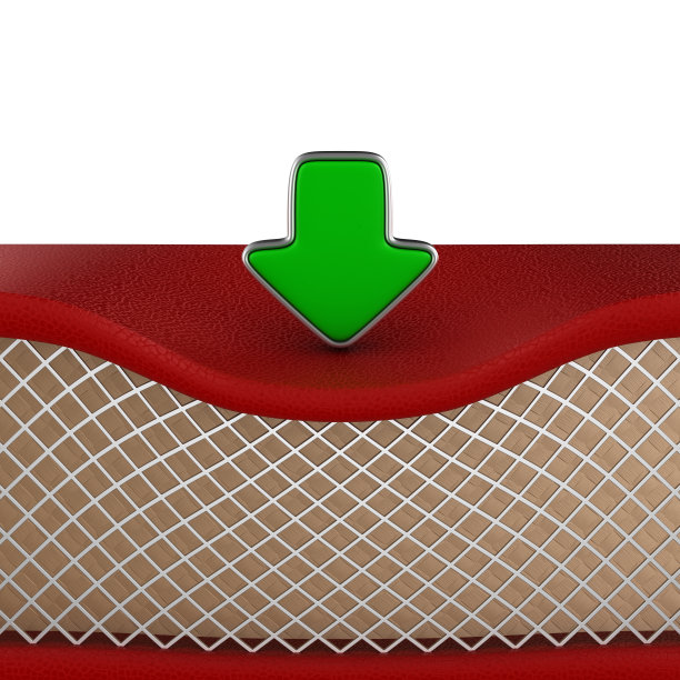 填充材料和箭头在白色背景。孤立的3 d演示图片下载