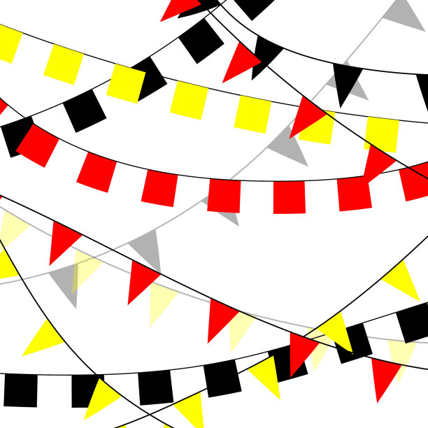 德国统一日卡片概念。矢量插图与德国国旗的颜色图片下载