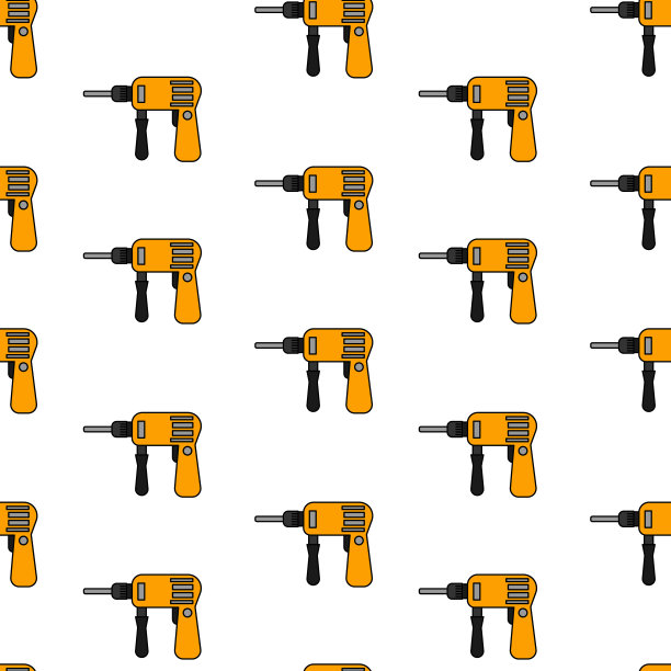 工具无缝模式。矢量工具插图设计和网页。图片下载