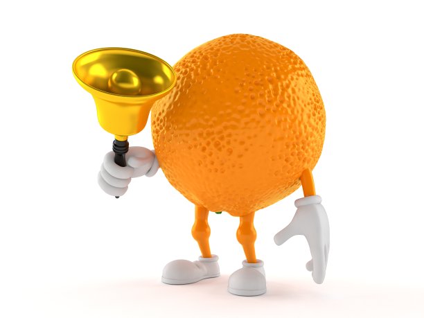 橙色特征的手铃图片下载