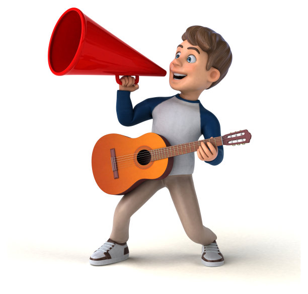 3D卡通人物有趣的少年图片下载