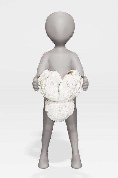 3D渲染卡通人物与爆米花图片下载