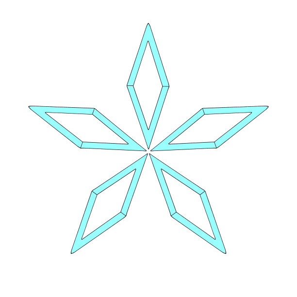 简单的雪花状水晶，菱形为您设计。新年，圣诞节，冬天，冰冻的自然，民族，幻想的元素。涂鸦手绘轮廓图片下载