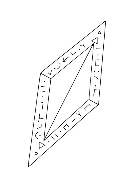 钻石、水晶、标志等大自然的元素。种族元素，幻想，古代，护身符，秘密符号。涂鸦，手绘，轮廓图片下载