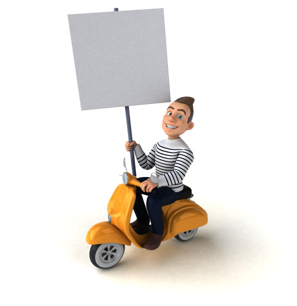 有趣的3D卡通休闲角色图片下载