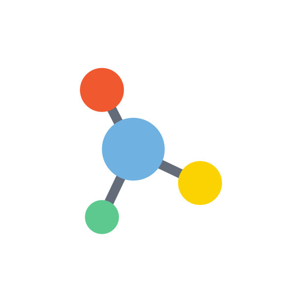 原子矢量平面图标图片下载