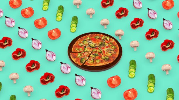 健康食品vs垃圾食品汉堡概念图片下载