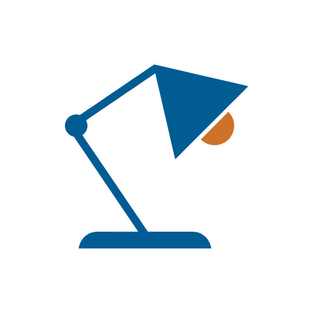 台灯图标矢量设计模板图片下载