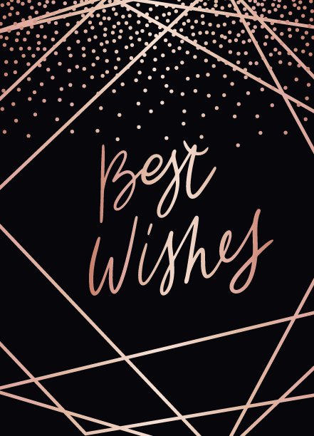 圣诞节几何字体贺卡矢量素材图片下载