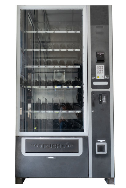 空糖果机孤立在白色背景图片下载