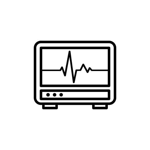 心跳矢量线图标图片下载
