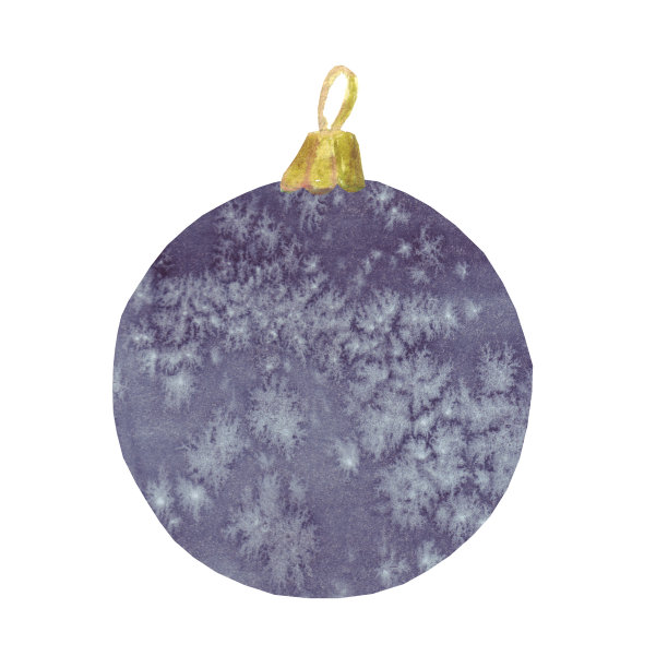 圣诞树上五颜六色的圣诞球。图片下载