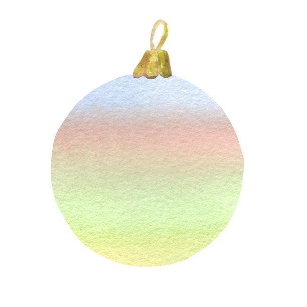 圣诞树上五颜六色的圣诞球。图片下载