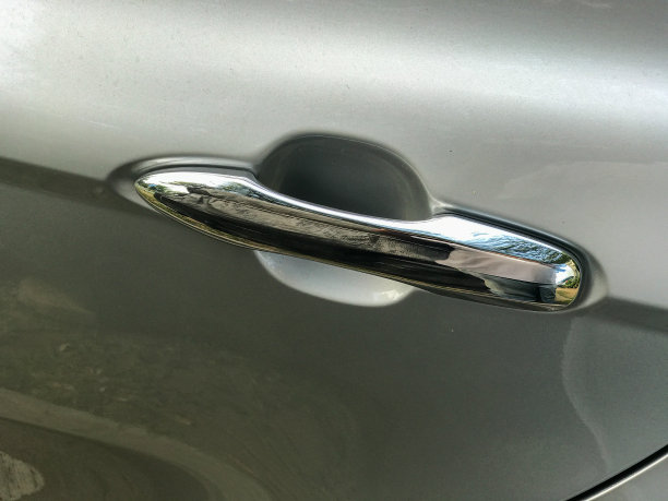 现代都市汽车门把手闭合图片下载