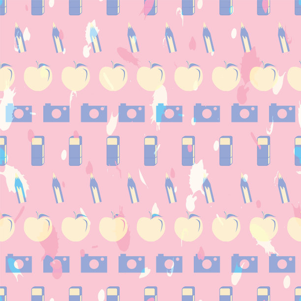 矢量插图的学校用品图片下载