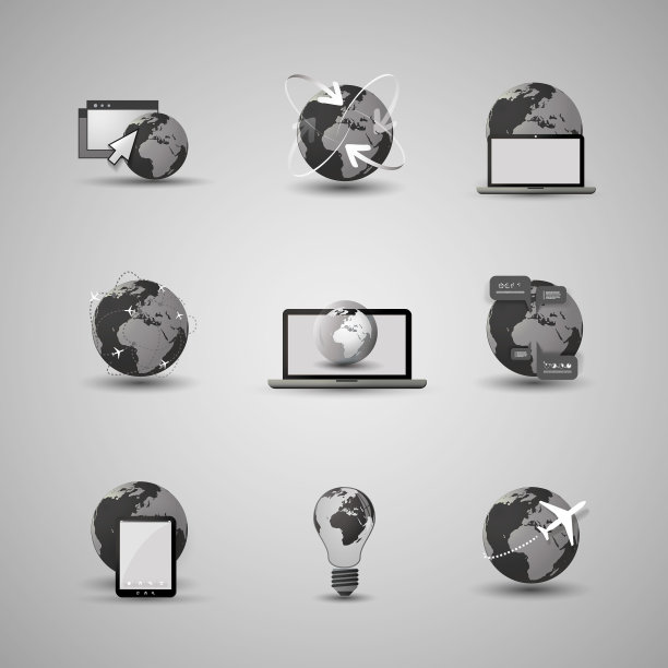 技术图标集，网页设计图片下载