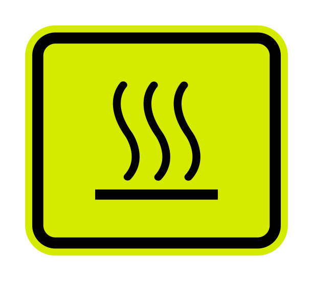 注意白色背景上的热符号孤立，矢量插图EPS.10图片下载