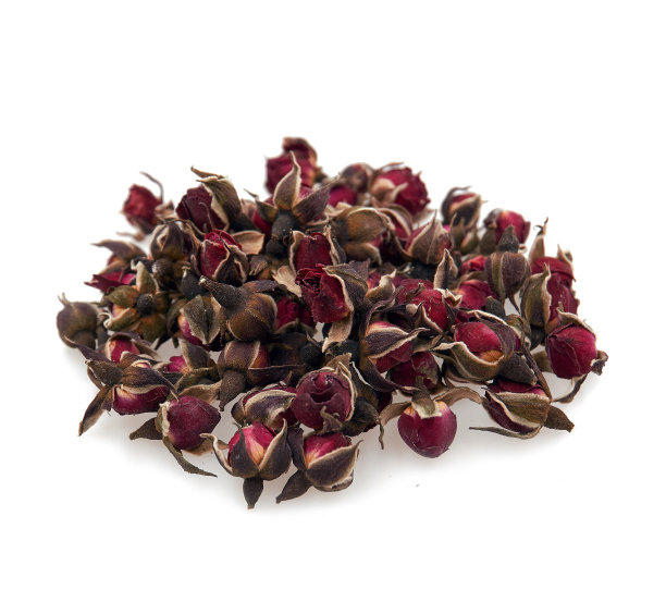 许多干玫瑰花蕾为茶图片下载