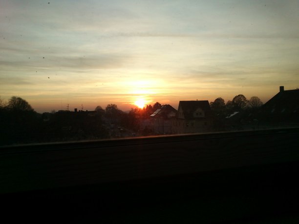 市郊的日落图片下载