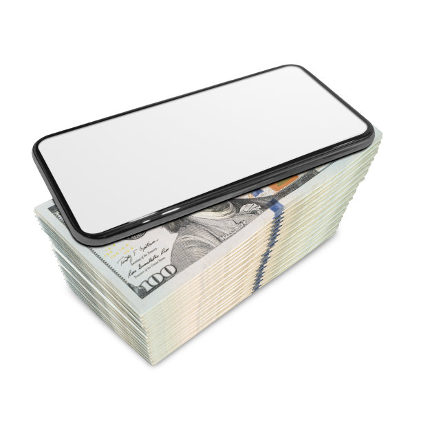 手机和3d美元。图片下载