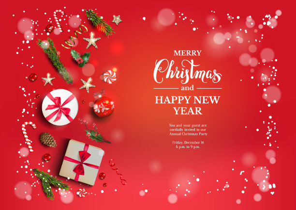 鲜红节日插画图片下载