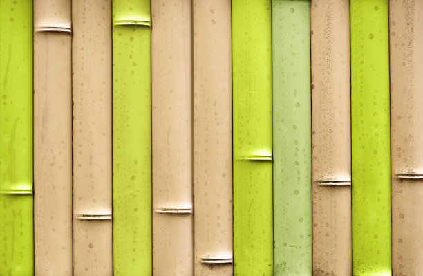竹栅栏纹理背景图片下载